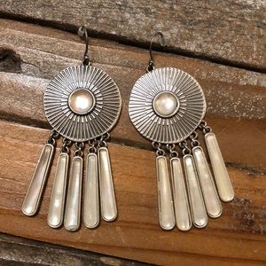 Lucky Faux Moonstone Earrings